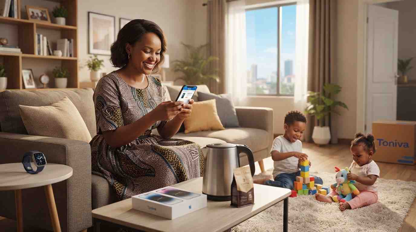Shop online with Toniva — for busy moms across Kenya